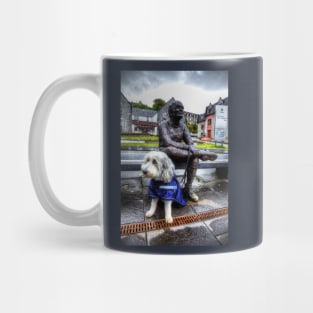 Bearded Collie Missing His Master Mug